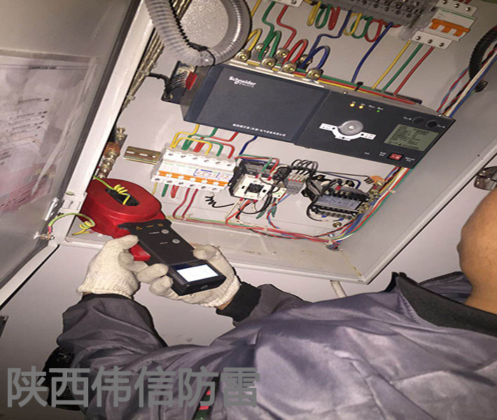 大同ABB變壓器廠區防雷檢測項目現場2