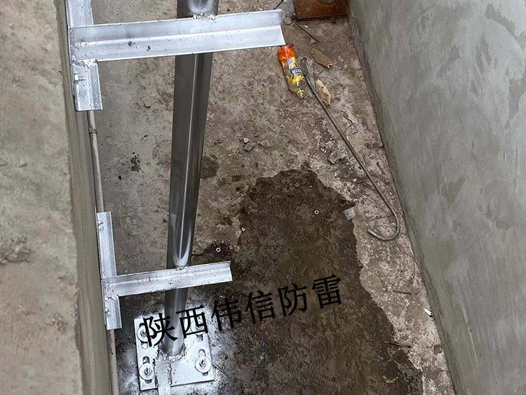 陜西嘉禾藥業防雷接地項目現場1