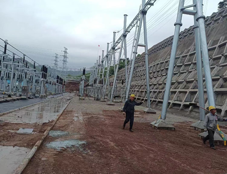 臨汾吉縣某變電站防雷接地現場2