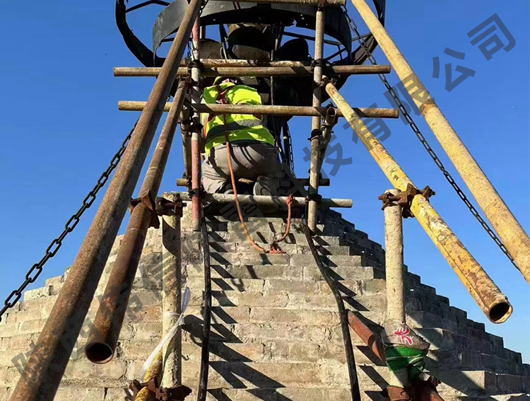 陜西彬州市開元寺塔4歐姆防雷接地施工項目